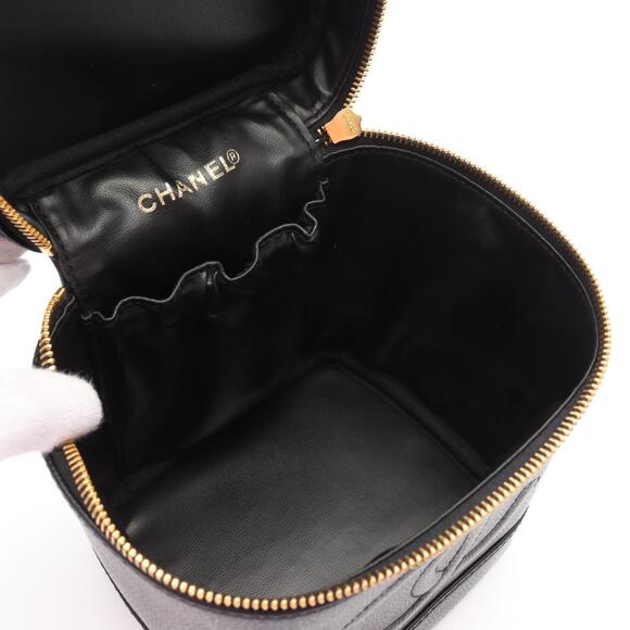 Chanel Coco Mark handbag black caviar grained calfskin - Picture 3 of 6